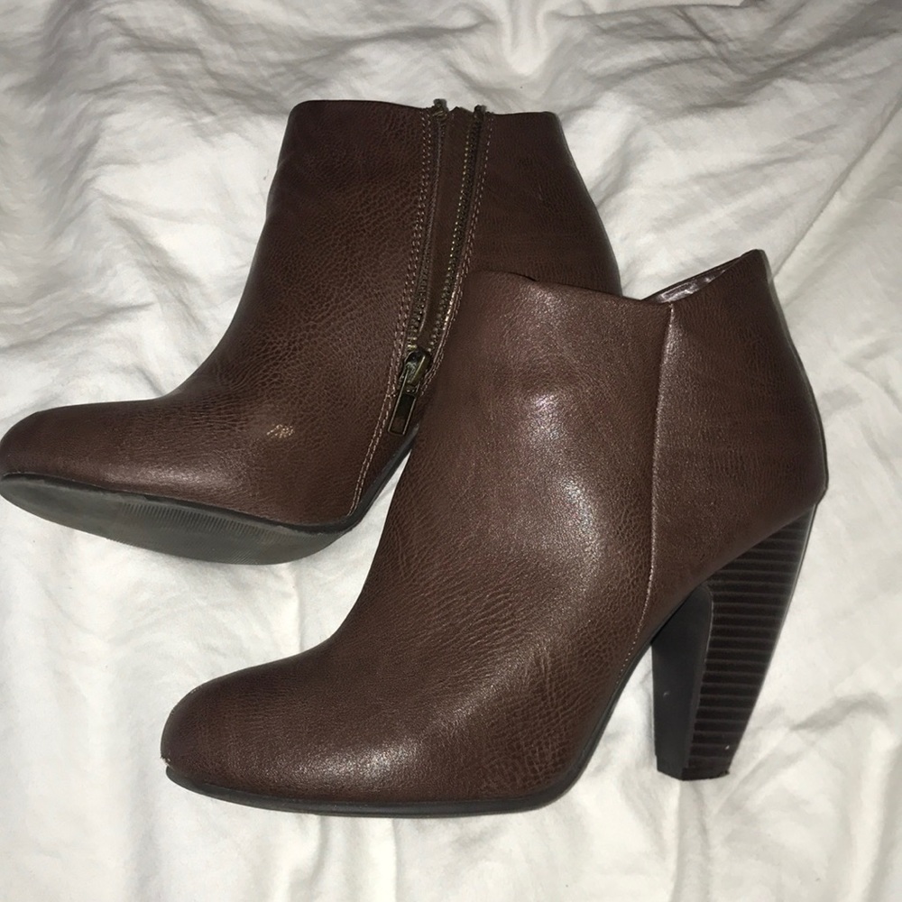 brown booties